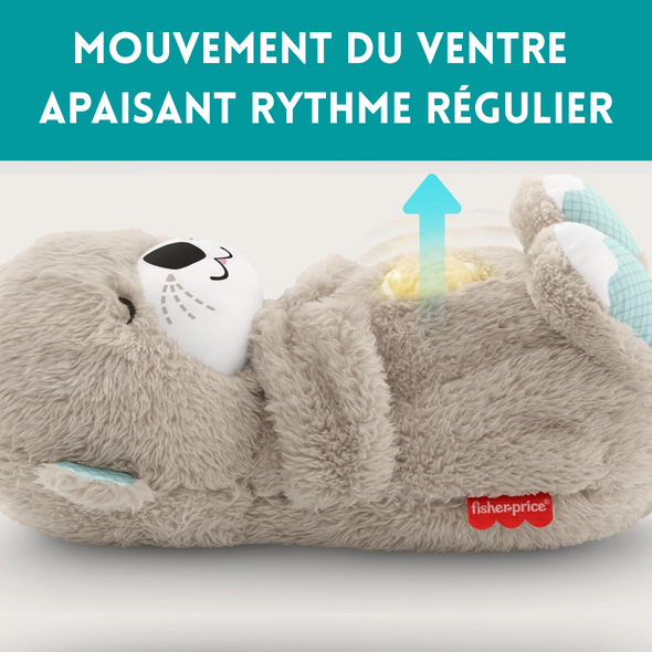 Loutre apaisante | Peluche respirante