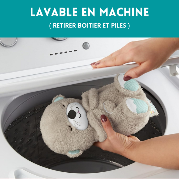 Loutre apaisante | Peluche respirante