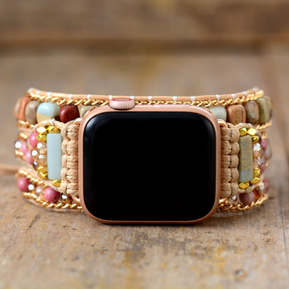 Bracelet Apple Watch | Bracelet femme "PINK LOVE" - Nid de reve
