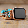 Bracelet Apple Watch | Bracelet femme "BLUE LOVE" - Nid de reve