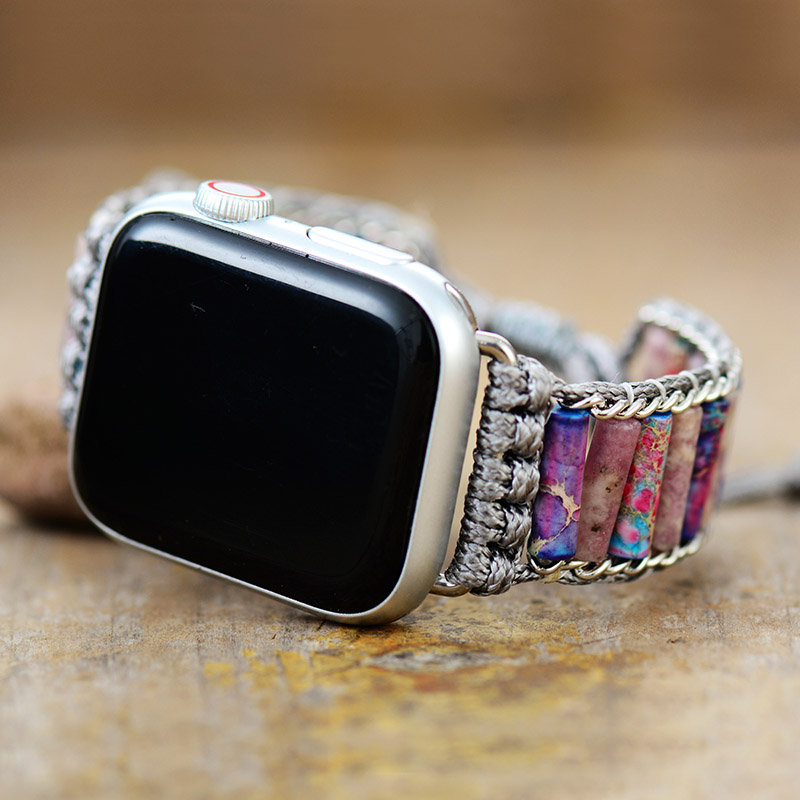 Bracelet Apple Watch  Bracelet femme PURPLE LOVE – Nid de rêve